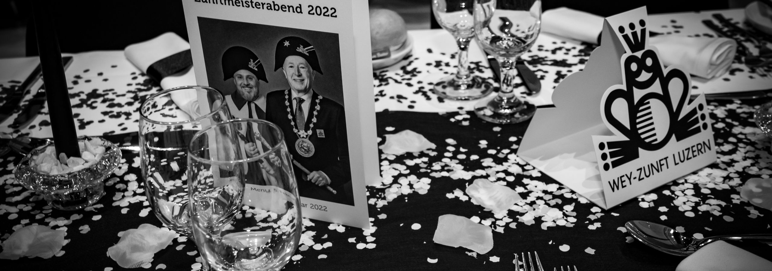 Wey-Zunftmeister als grosszügiger Gastgeber - "Zunftmeister in Black & White"